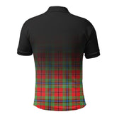 MacLean of Duart Modern Tartan Crest Polo Shirt - Thistle Black Style